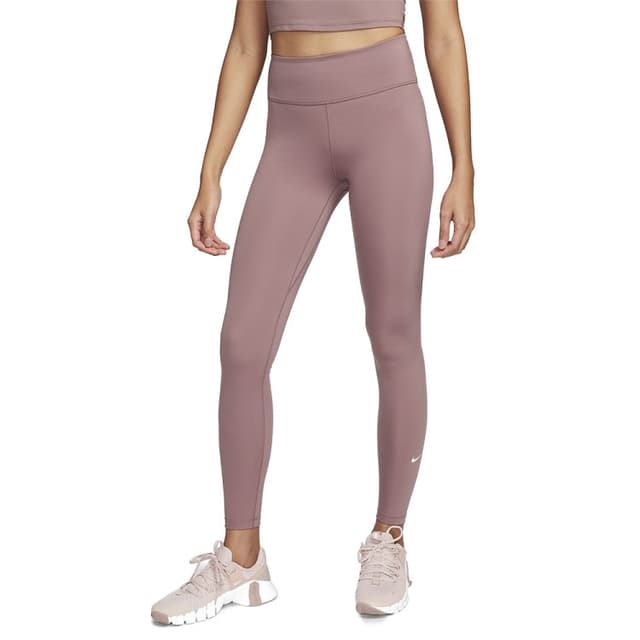 Легінси жіночі Nike W NK ONE DF MR TGT коричневі DD0252-208