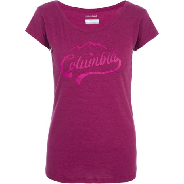 Футболка жіноча Columbia Outdoor Play Tee фіолетова 1837871-550