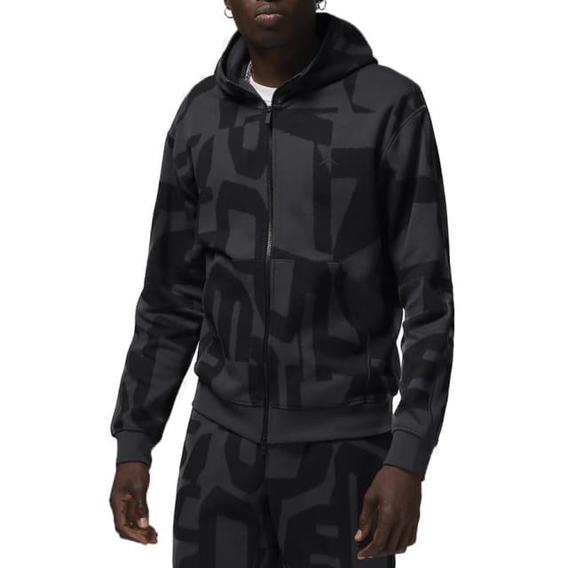 Толстовка мужская Nike M J DF SPRT HOOP AOP FZ черная FV8620-010