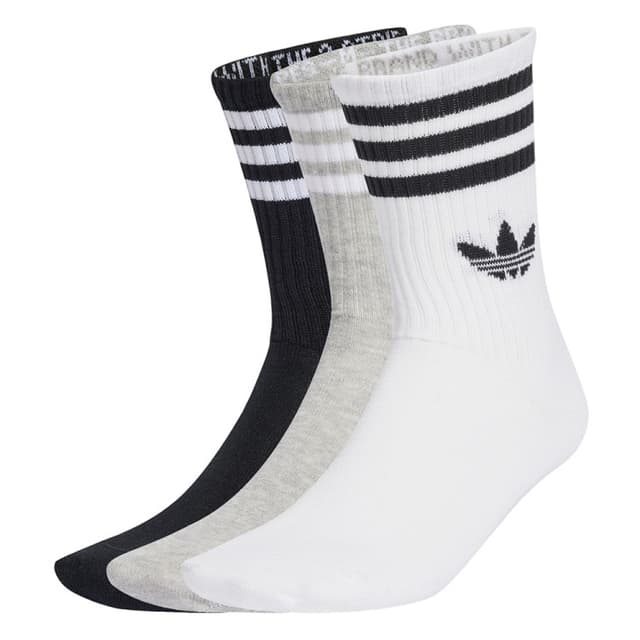 Носки Adidas 3S CREW S 3P мультицвет JV7403