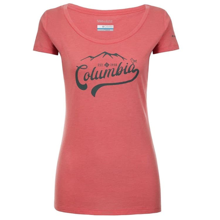 Футболка женская Columbia Outdoor Play Tee розовая 1837871-692