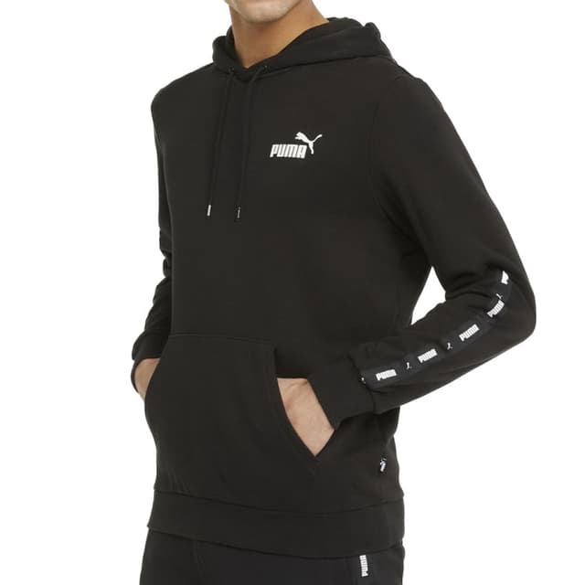 Толстовка чоловіча Puma ESS+ Tape Hoodie чорна 84738501