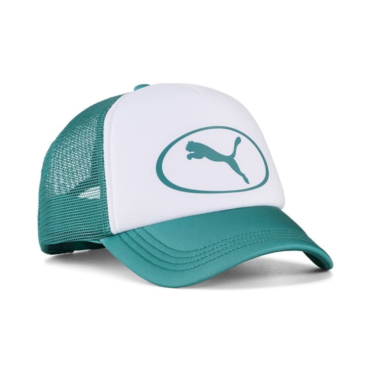 Бейсболка Puma ESS Trucker Cap зелена 02697603