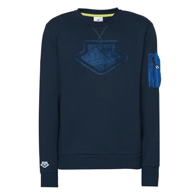 Толстовка мужская Arena Crew Neck Team Черный 004855-770