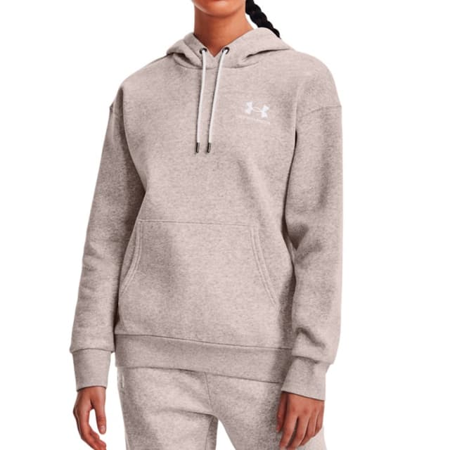 Толстовка жіноча Under Armour Essential Fleece Hoodie сіра 1373033-592