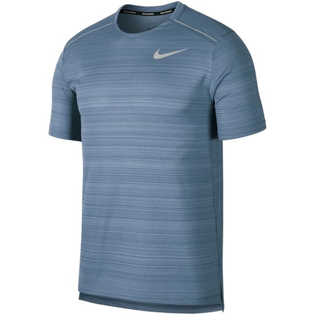 Футболка мужская Nike Dry Miler Top голубая AJ7565-418