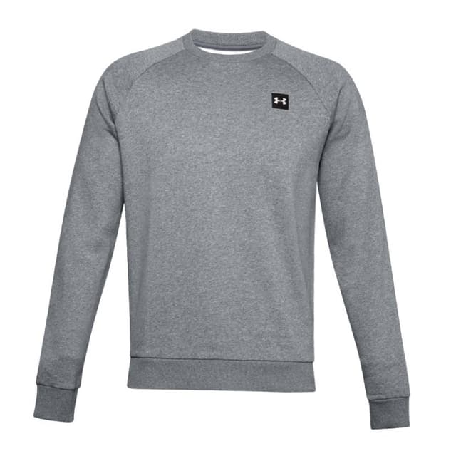 Толстовка мужская Under Armour Rival Fleece Crew серая 1357096-012