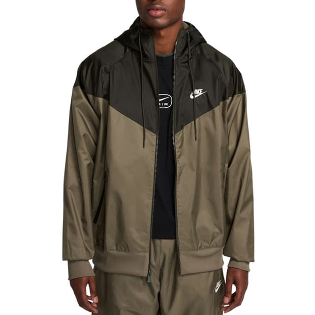 Вітрівка чоловіча Nike M NK WVN LND WR HD JKT хакі DA0001-222