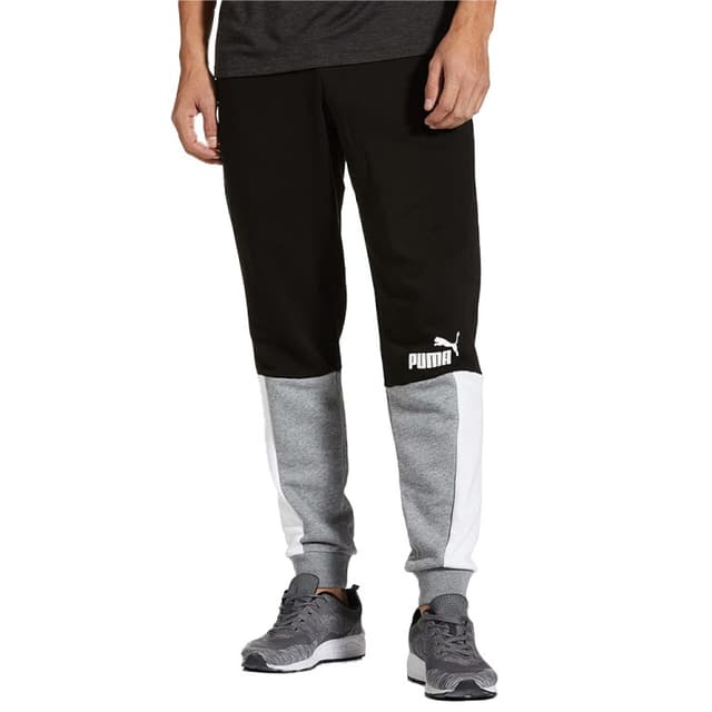 Штани чоловічі Puma ESS+ Block Sweatpants чорні 84800701