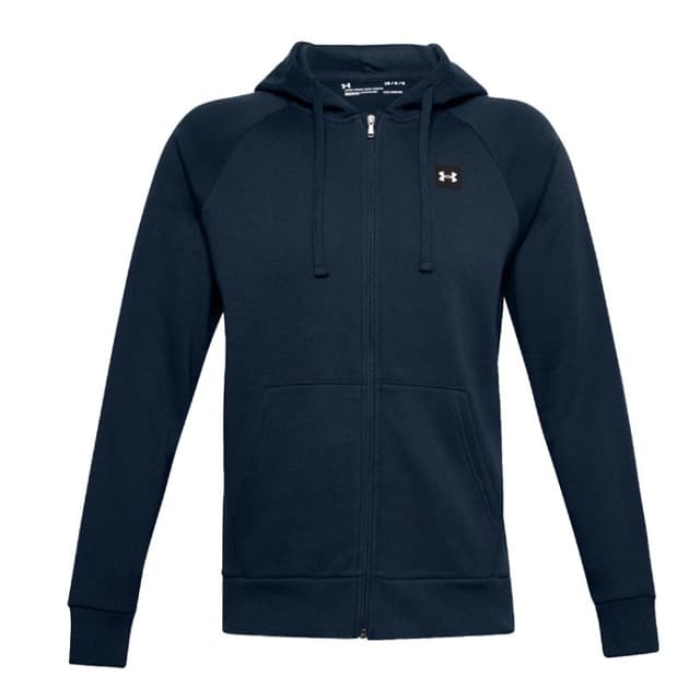 Толстовка чоловіча Under Armour Rival Fleece Full Zip Hoodie синя 1357111-408