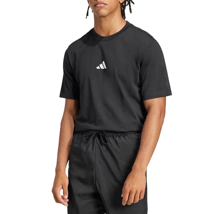 Футболка чоловіча Adidas M SL SJ T чорна JE9024