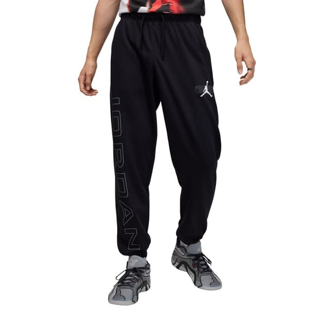 Брюки мужские Nike M J SPRT CSVR GFX FLC PNT черные HQ8699-010