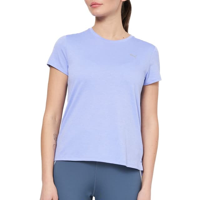 Футболка жіноча Puma RUN FAVORITE HEATHER TEE W фіолетова 52316828