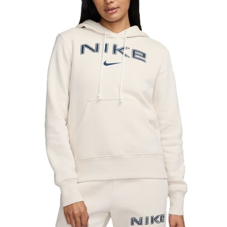 Толстовка жіноча Nike W NSW PHNX FLC STD PO LOGO HDY бежева HM9751-104