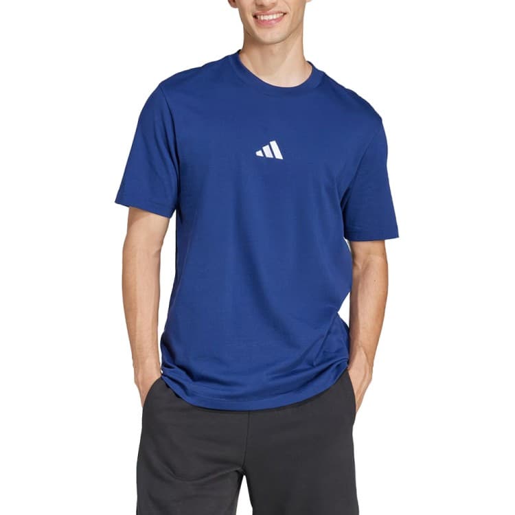 Футболка чоловіча Adidas M SL SJ T синя JF1093