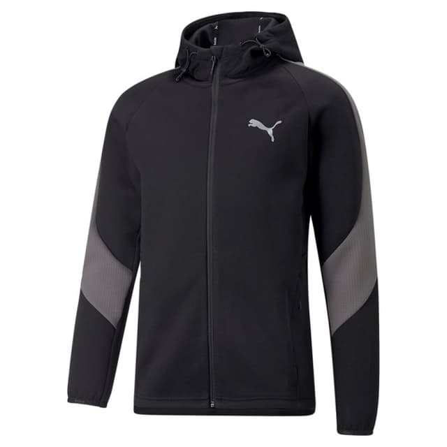 Толстовка чоловіча Puma Evostripe Full-Zip Hoodie чорна 84991501