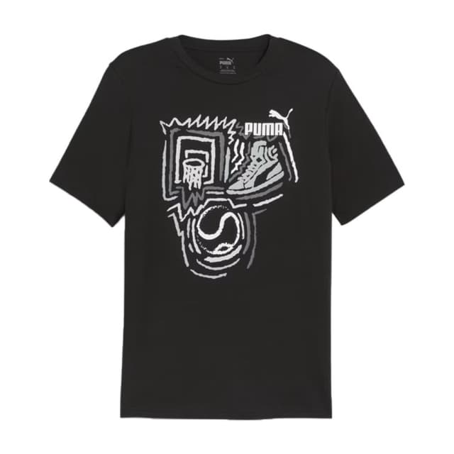 Футболка мужская Puma GRAPHICS Year of Sports Tee черная 68017601