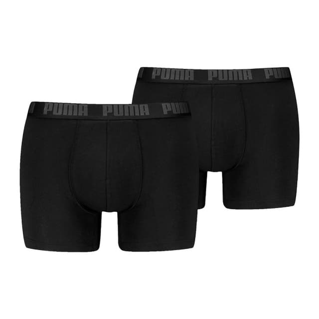 Боксеры мужские Puma EVERYDAY BASIC BOXER 2P черные 93832002