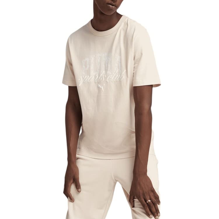 Футболка чоловіча Puma CLASS Graphic Tee бежева 68464387