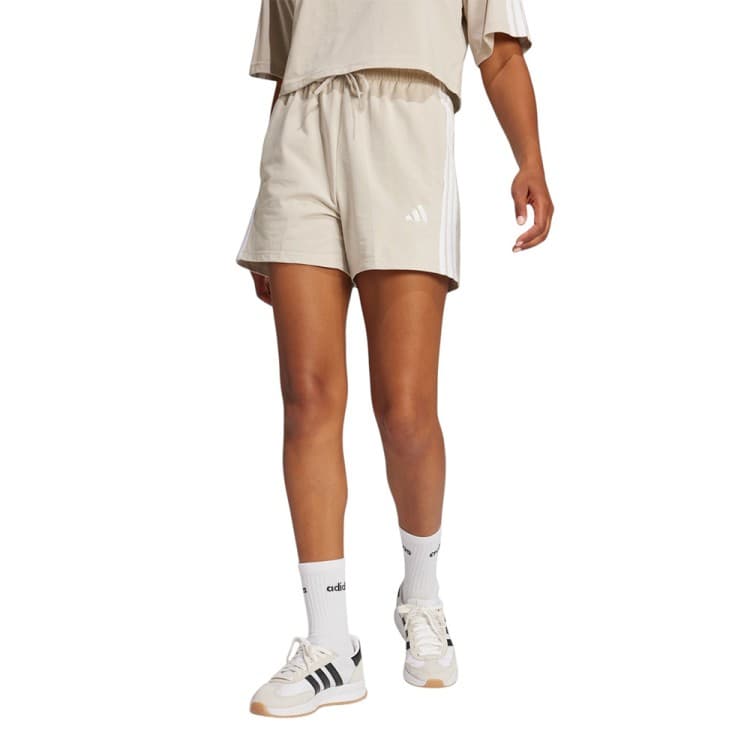 Шорты женские Adidas W 3S SJ SHO бежевые JE1195