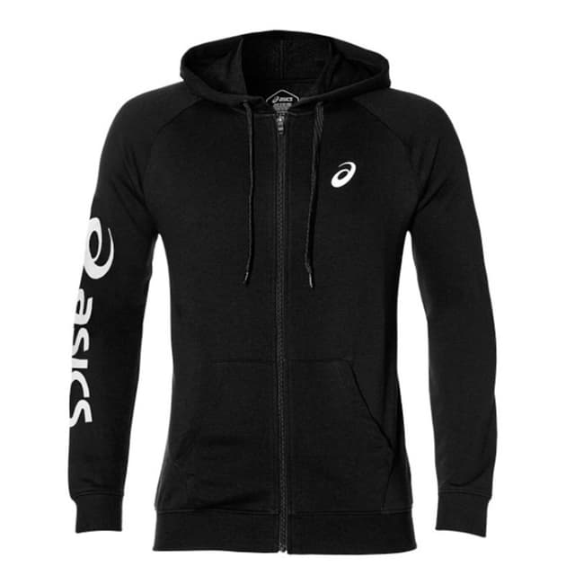 Толстовка мужская Asics Big Asics Fz Hoodie черная 2031A983-001