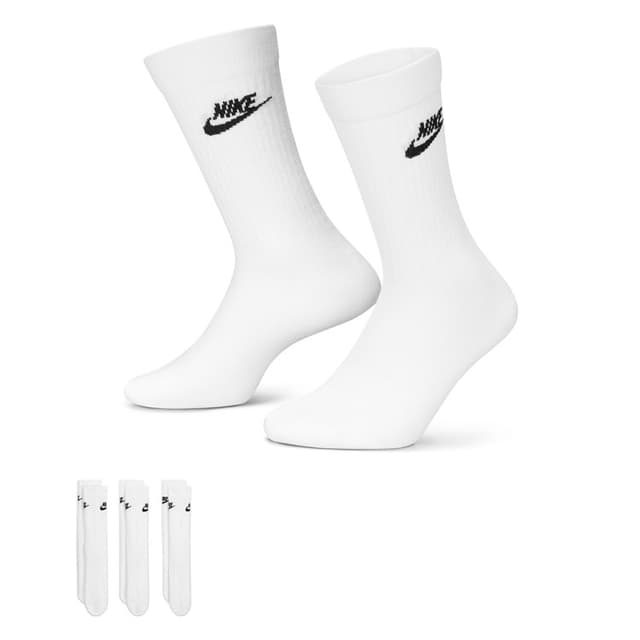 Носки Nike U NK NSW EVERYDAY ESSENTIAL CREW 3PR - 144 белые DX5025-100