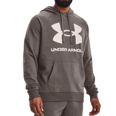 Толстовка мужская Under Armour UA Rival Fleece Big Logo HD коричневая 1357093-176