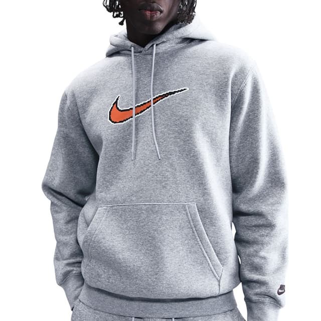 Толстовка мужская Nike M NK CLUB BB HDY NEO VARSITY серая HV0854-063