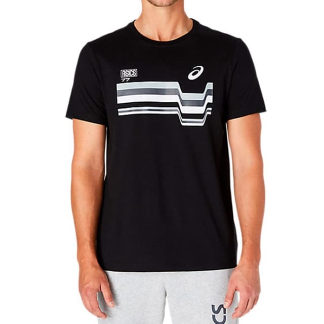 Футболка мужская Asics 77 Tee черная 2031C162-001