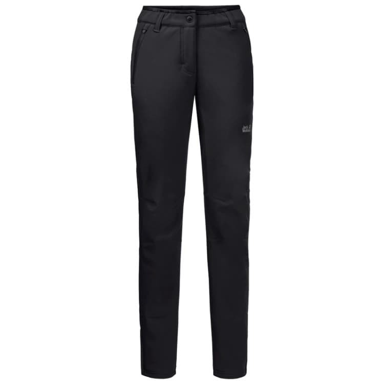 Брюки женские Jack Wolfskin черные 1505111-6000