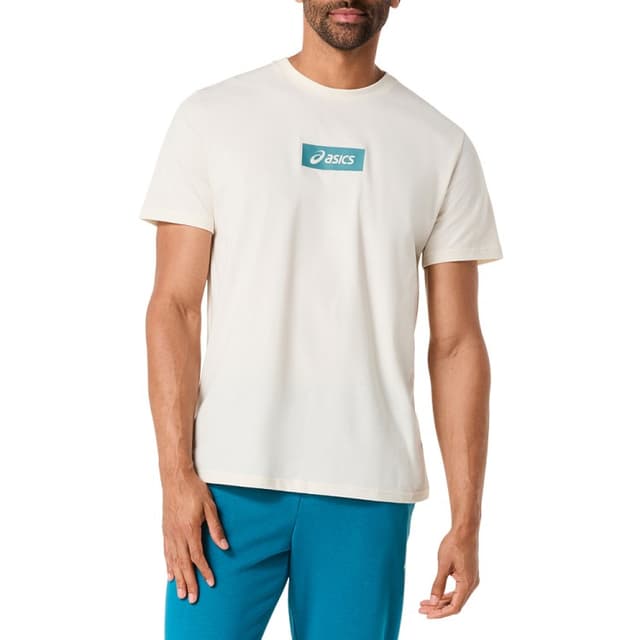 Футболка чоловіча Asics CHEST LOGO TEE кремова 2031F333-100