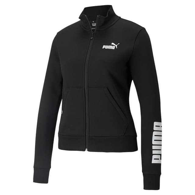 Толстовка жіноча Puma Puma Power Logo Track Jacket чорна 85593101