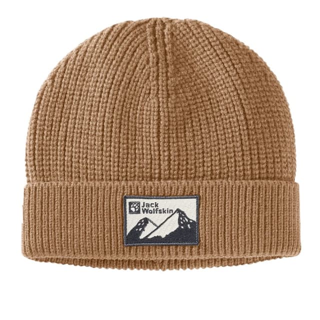 Шапка  унісекс Jack Wolfskin EDO BADGE BEANIE коричнева 1910062-5601