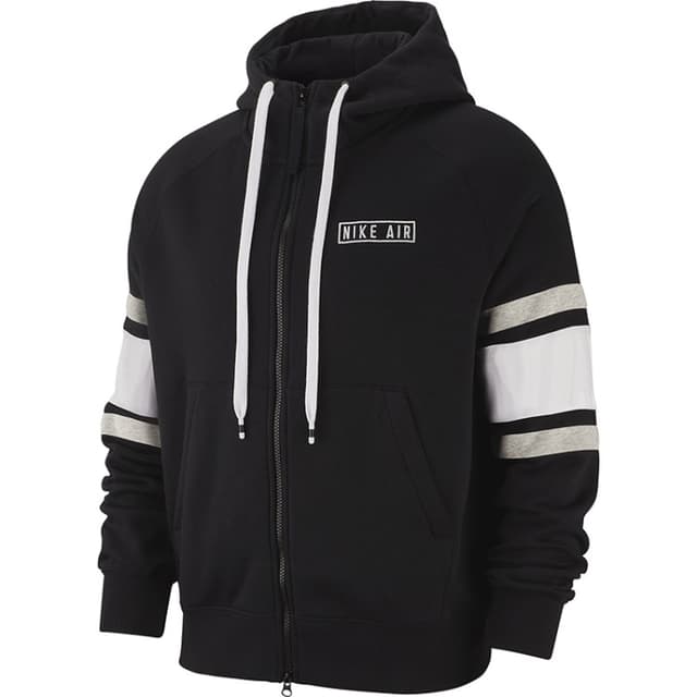 Толстовка мужская Nike Air Full Zip Fleece черная BV5149-010