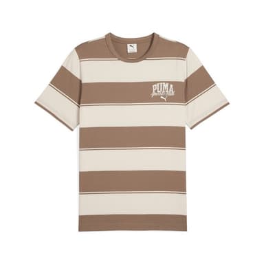 Футболка чоловіча Puma CLASS Striped Tee коричнева 68465793