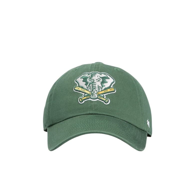 Кепка унісекс 47 Brand COOPERSTOWN OAKLAND ATHLETICS темно-зелена NLRGW18GWS-DG93