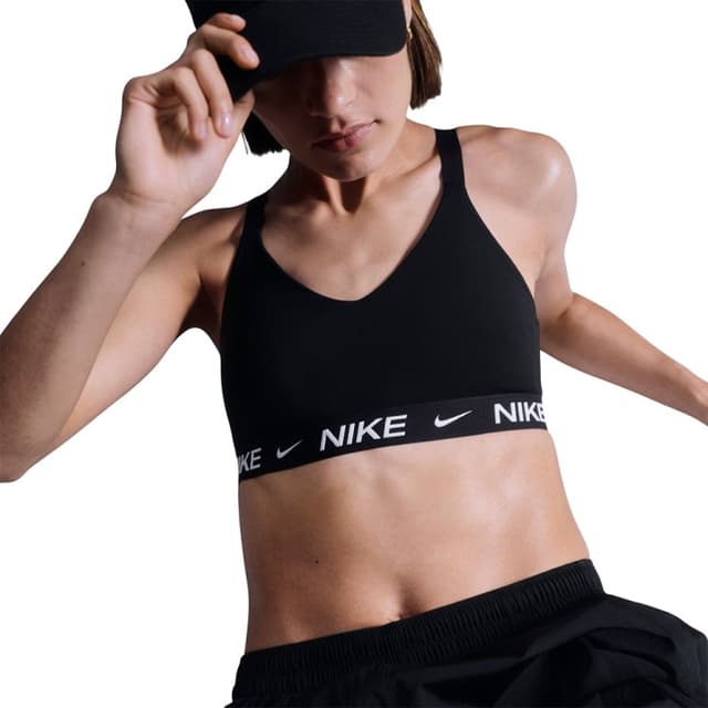 Бра жіночий Nike W NK DF INDY MED SPT BRA чорний FD1065-011