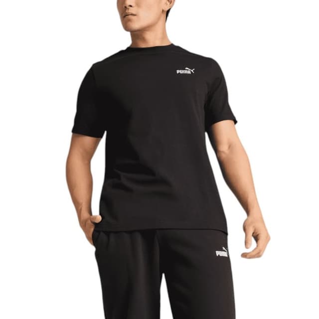 Футболка мужская Puma ESS TAPE Tee черная 68467401