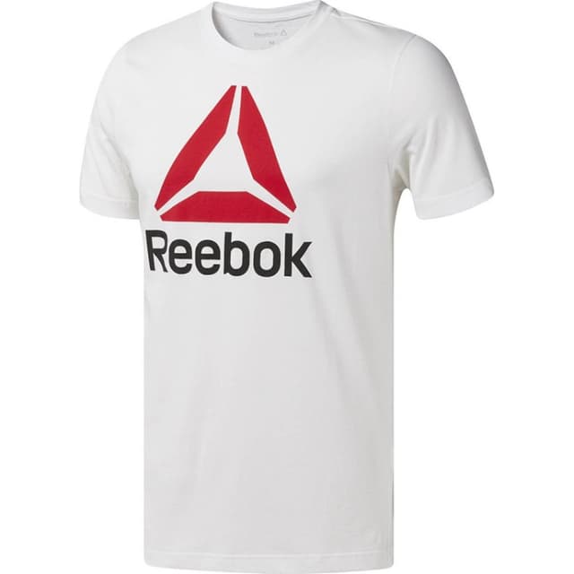 Футболка мужская Reebok LINEAR READ белая CW5367
