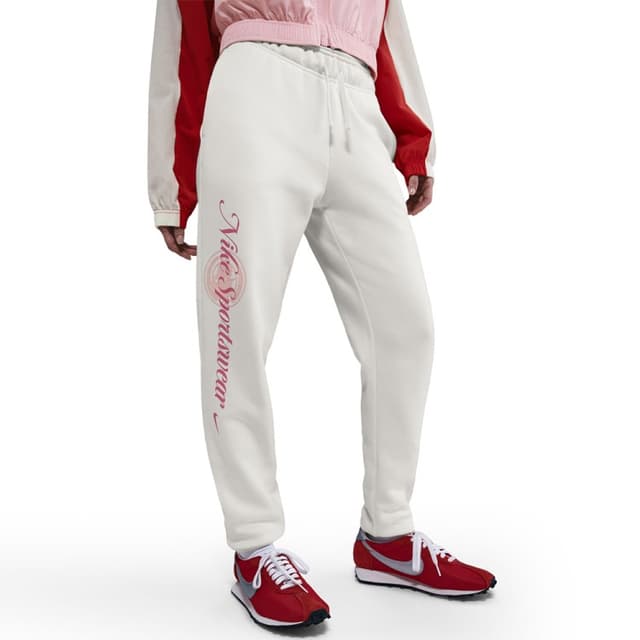 Штани жіночі Nike W NSW CLUB FLC GX STD PANT молочні HV2346-133