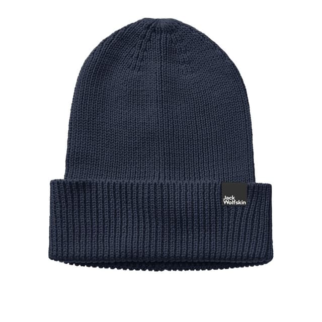 Шапка  жіноча Jack Wolfskin ESSENTIAL BEANIE синя 1910881-1010