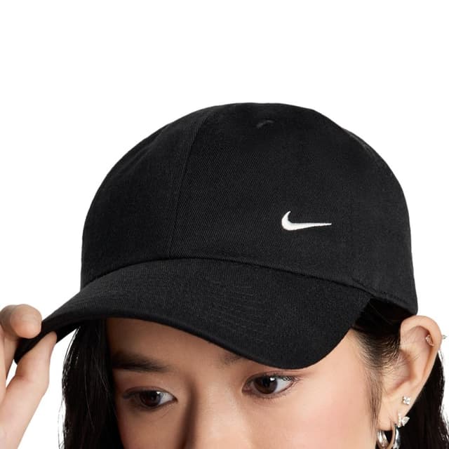 Бейсболка Nike U NK CLUB CAP U CB SM SWSH L черная FZ5698-010