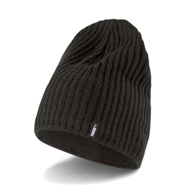 Шапка Puma Slouchy Cuffless Beanie чорна 02343501 