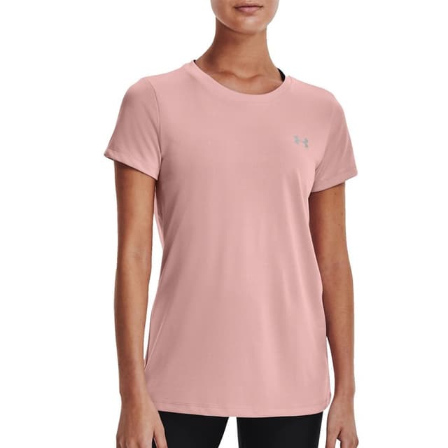 Футболка жіноча Under Armour Tech Ssc - Solid рожева 1277207-676
