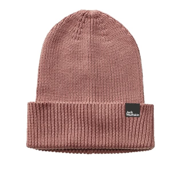 Шапка  жіноча Jack Wolfskin ESSENTIAL BEANIE рожева 1910881-3068