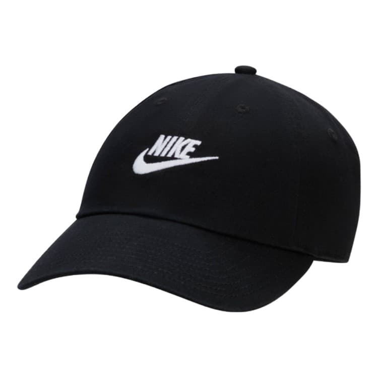 Бейсболка Nike U NK CLUB CAP U CB FUT WSH L черная FB5368-011
