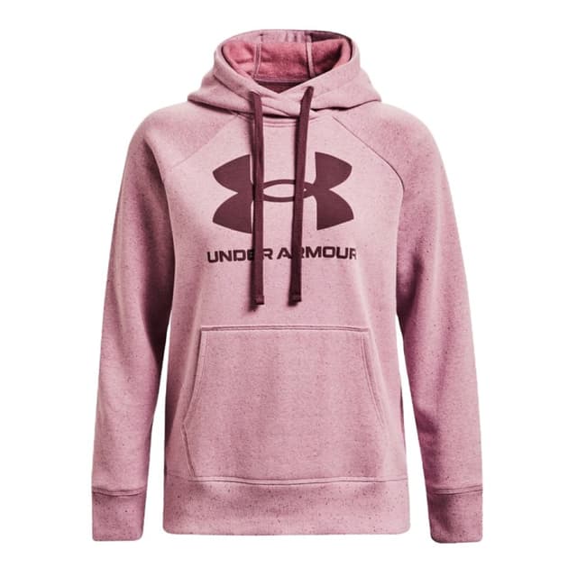 Толстовка жіноча Under Armour Rival Fleece Logo Hoodie рожева 1356318-698