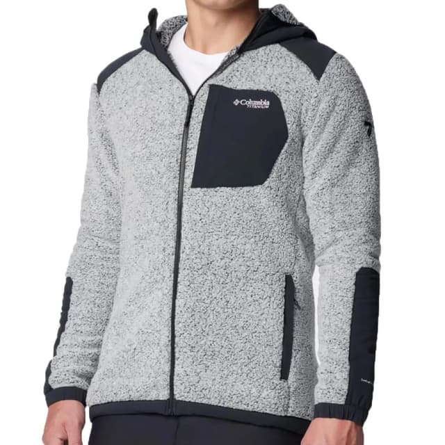Джемпер мужской Columbia Arctic Crest™ Sherpa Full Zip белый 2096471-100
