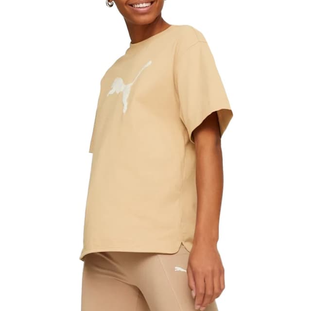 Футболка жіноча Puma HER Tee бежева 67310789
