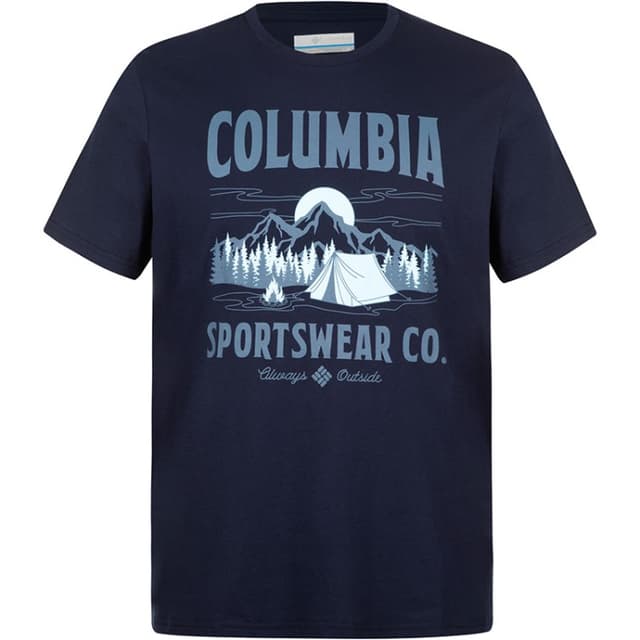 Футболка мужская Columbia Columbia Warren Grove™ Tee синяя 1872711-468